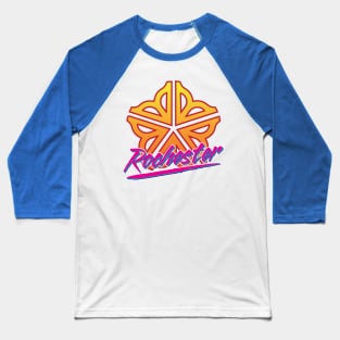 Officially Licensed Retro Rochester Logo Baseball T-Shirt